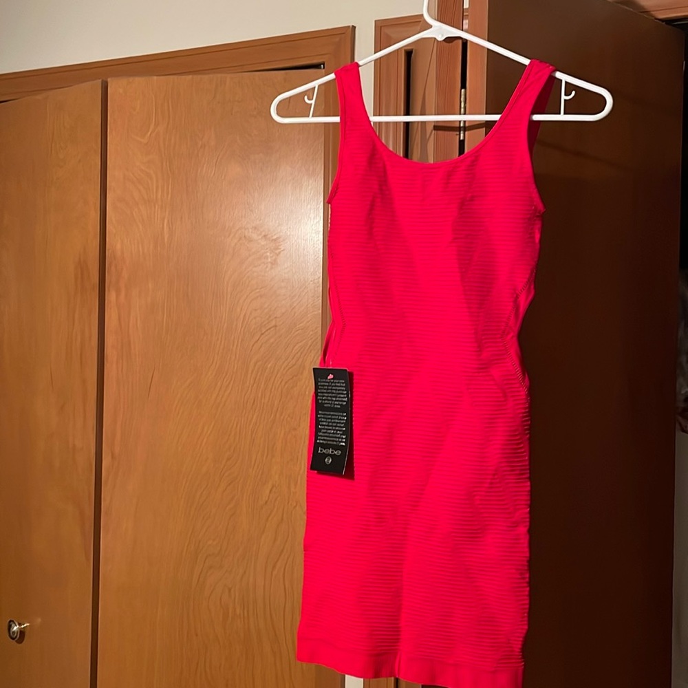 NWT BEBE RED DRESS